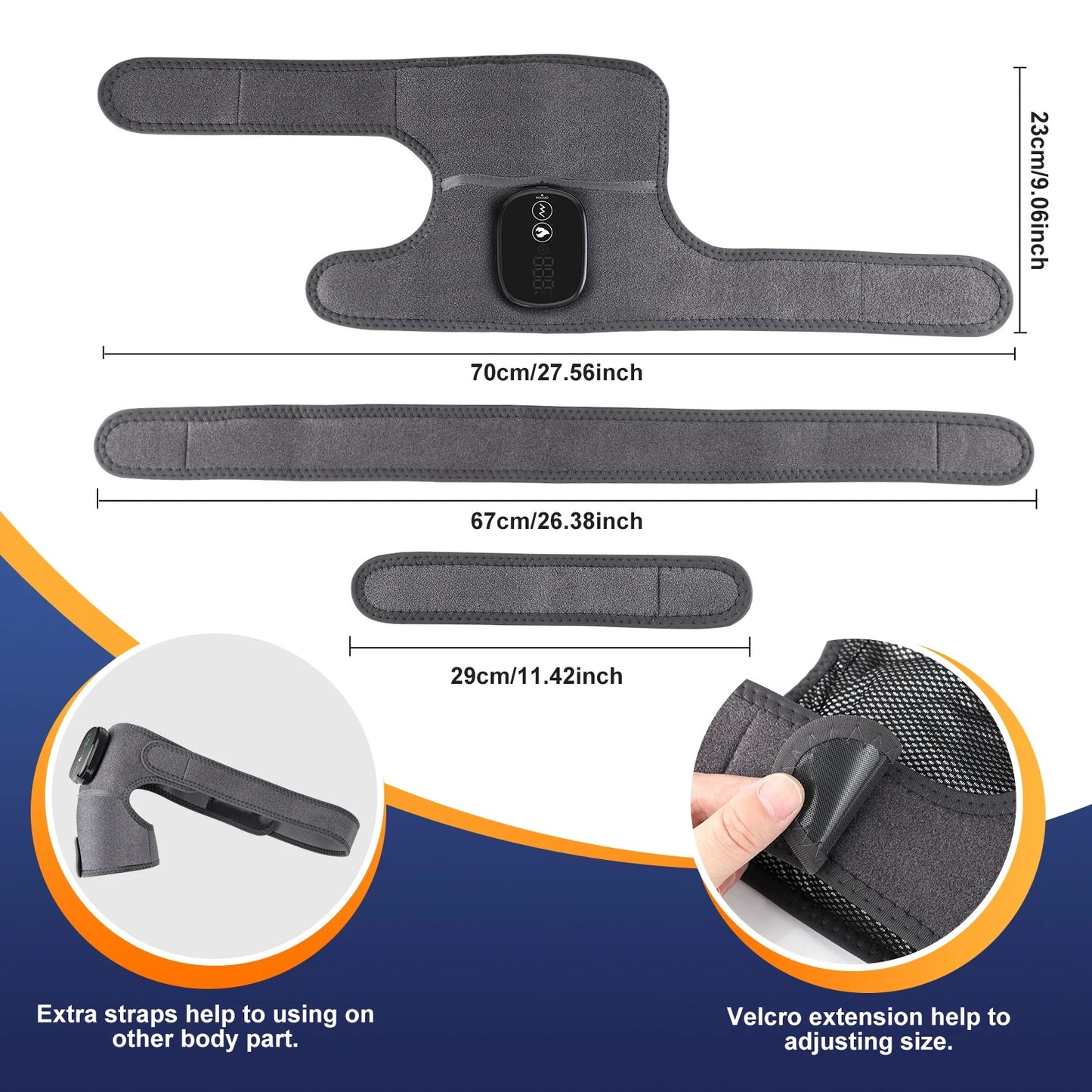 3-in-1 Electric Heated Massager