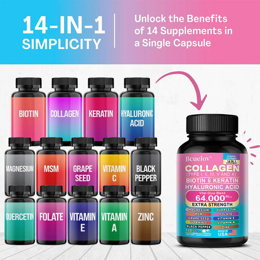 Collagen Capsules with Biotin & Keratin