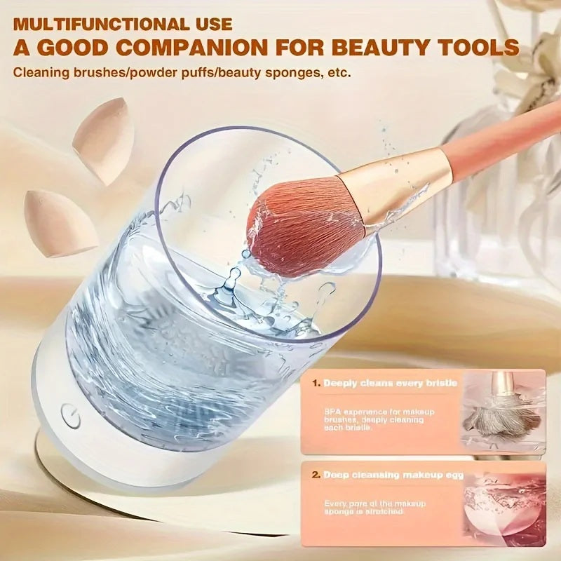 Portable Electric Makeup Brush Cleaner