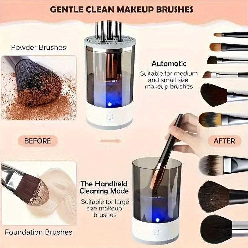 Portable Electric Makeup Brush Cleaner